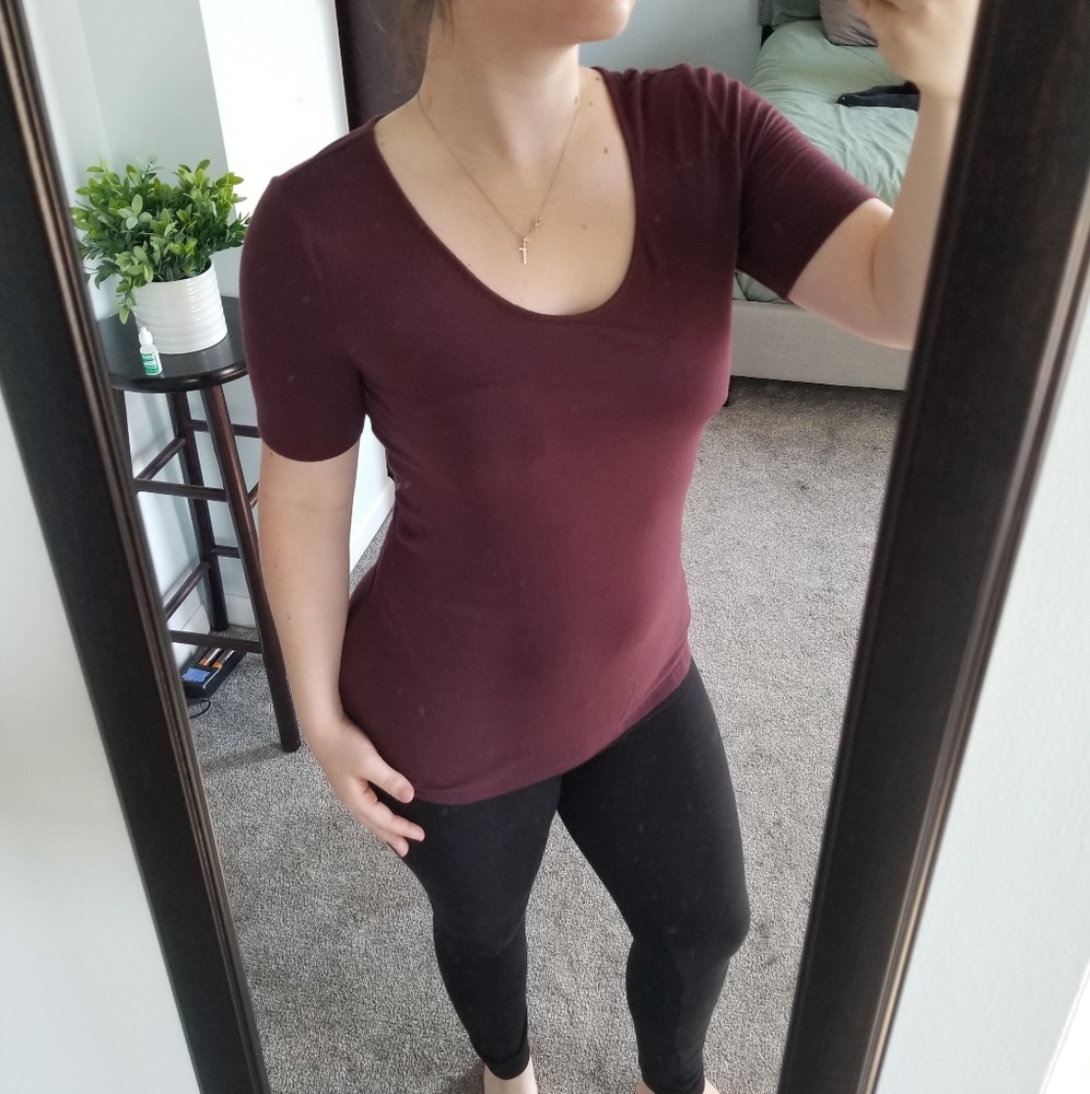 Old Navy Maroon Tunic